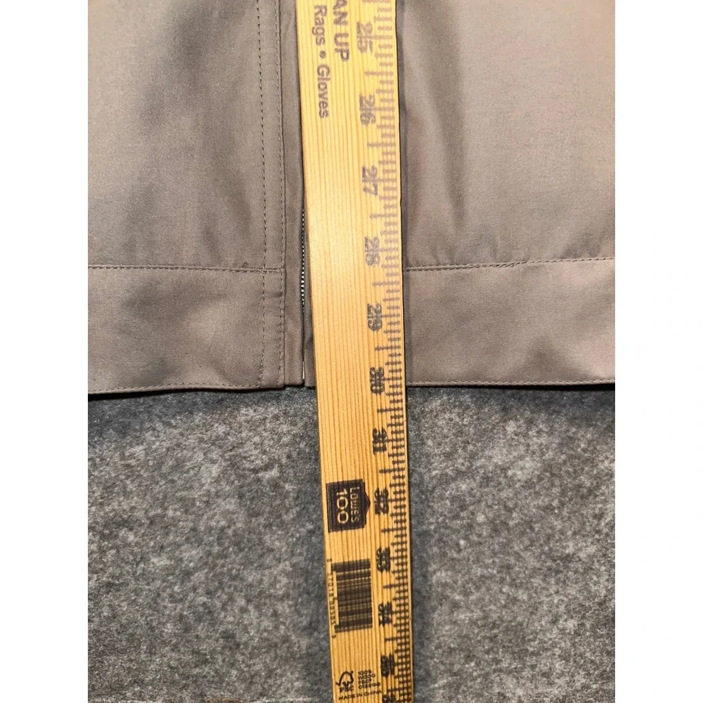 BOXIN.AOA.JW. Mens Harrington Jacket Tan Beige FullZip Lined Coat Large 77149440